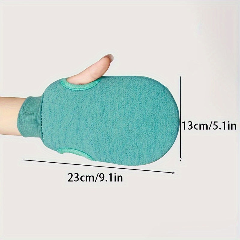 Exfoliating Shower Gloves Double Sided Body Scrub Massage Bath Accessories