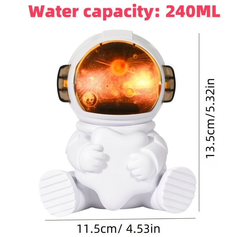 Мини-увлажнитель с USB и ночником, 240 мл, совместим с эфирными маслами
