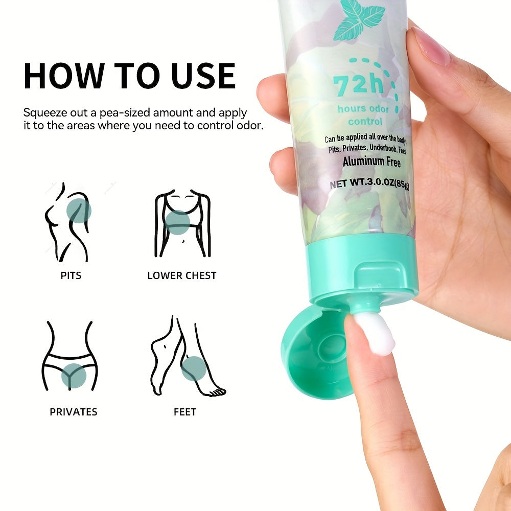 Lakerain Невидимый Дезодорант для Тела, 72 Часа Защиты от Запаха, Без Аллюминия, 3.0Oz (85G)