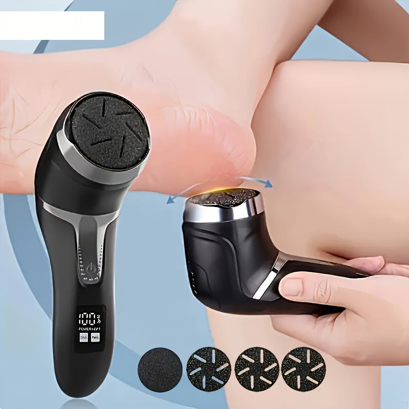 Rechargeable Electric Foot File for Thick Dry Cracked Skin Removal Portable Ergonomic