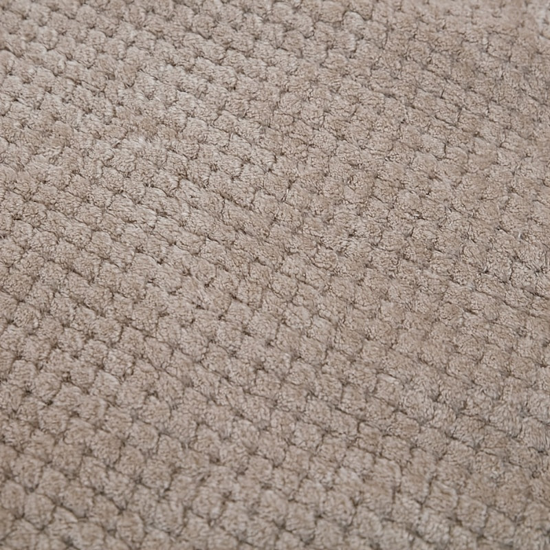 Waffle Weave Flannel Throw Blanket 100% Polyester Cozy Bed Sofa Use