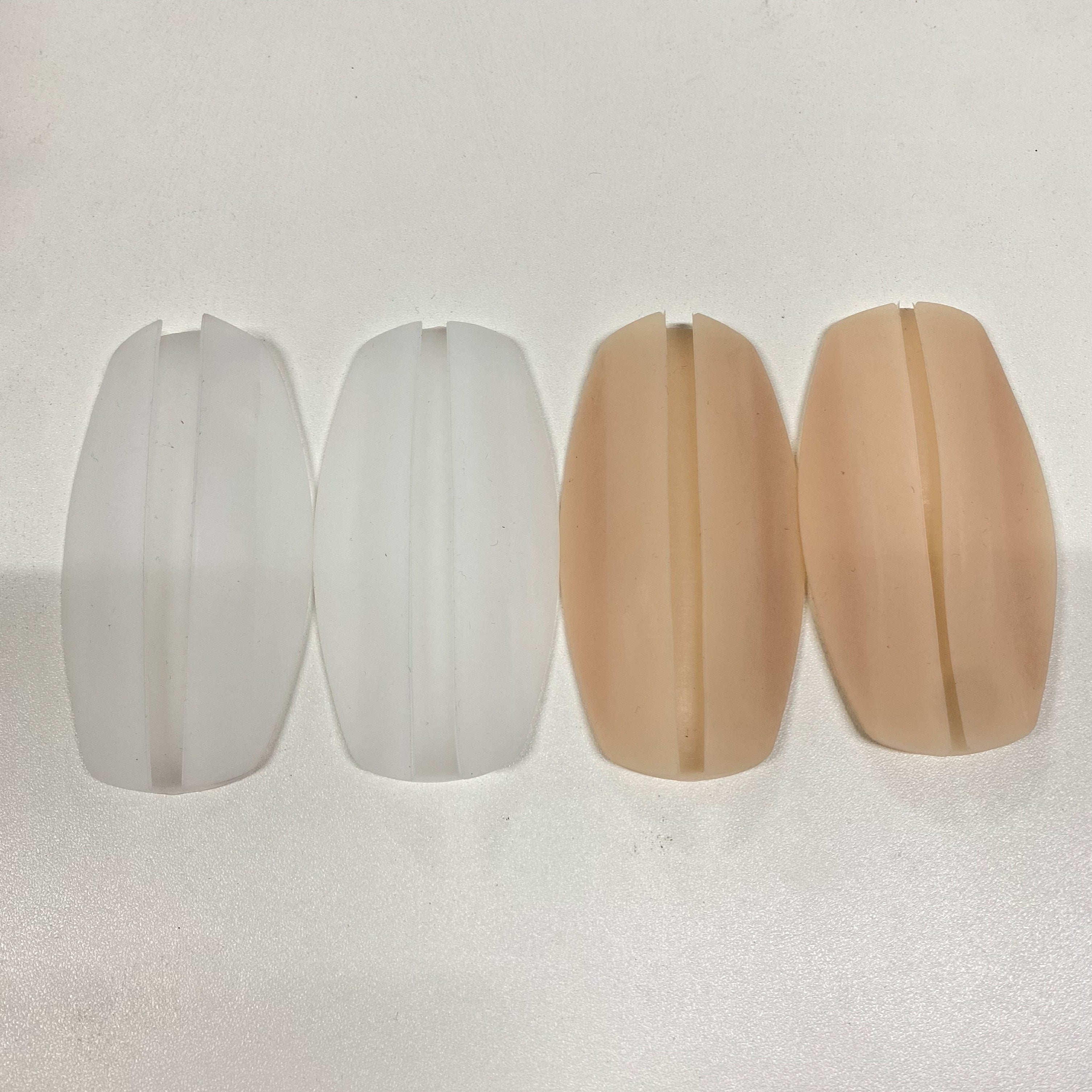 4-Pack Silicone Bra Strap Pads Non-Slip Comfort Support Solid Color Bra Accessories