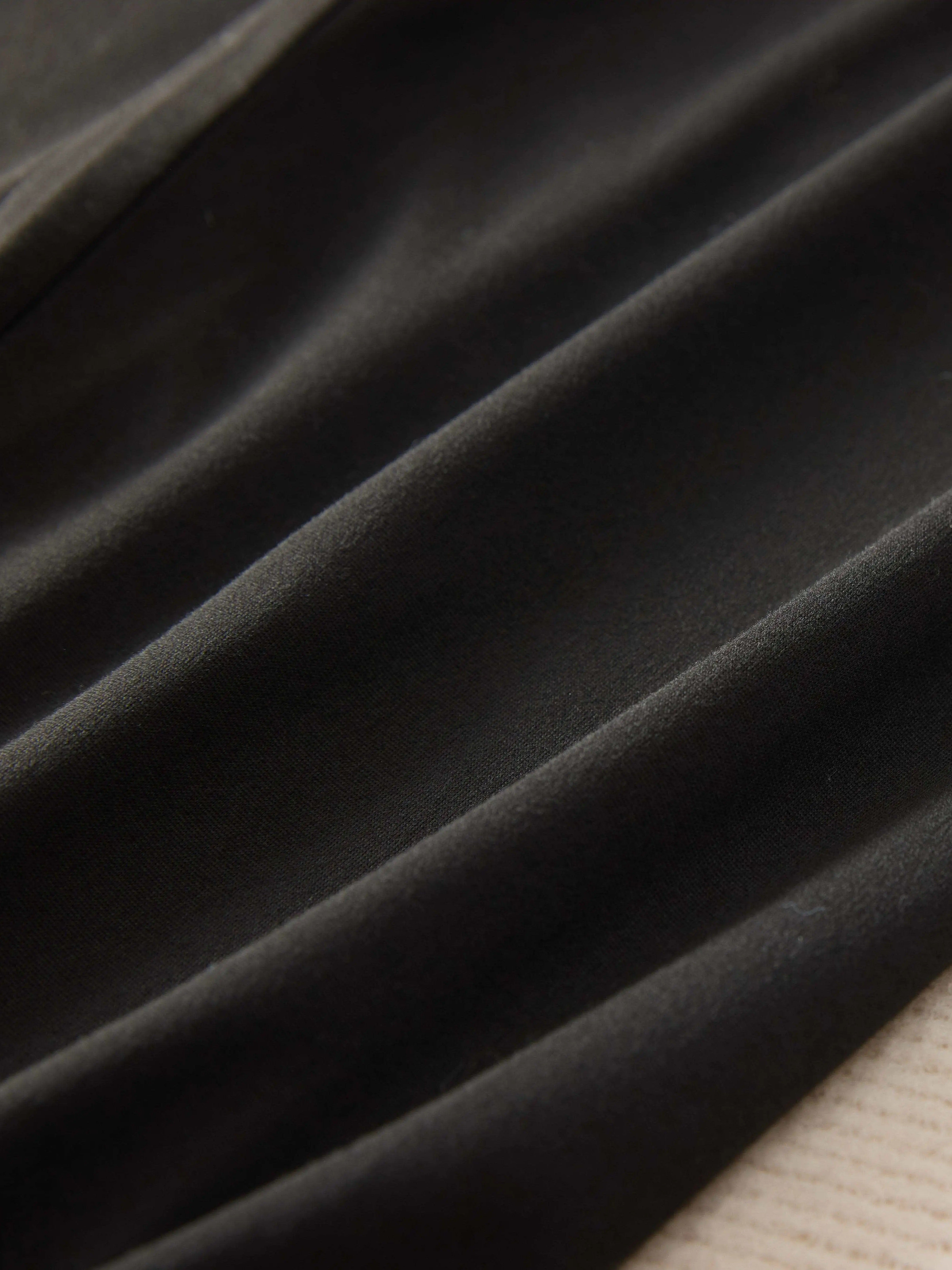 Plus Size Women's High-Waisted Black Straight-Leg Pants Casual Office Wear