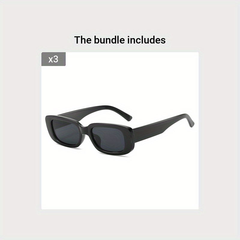 Half Pair of Stylish Square Frame Glasses for Men and Women