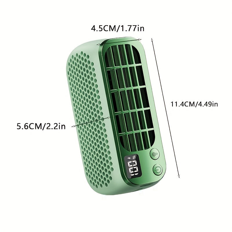 Portable Mini USB Fan with Adjustable Speeds, 1200mAh Battery, Touch Control