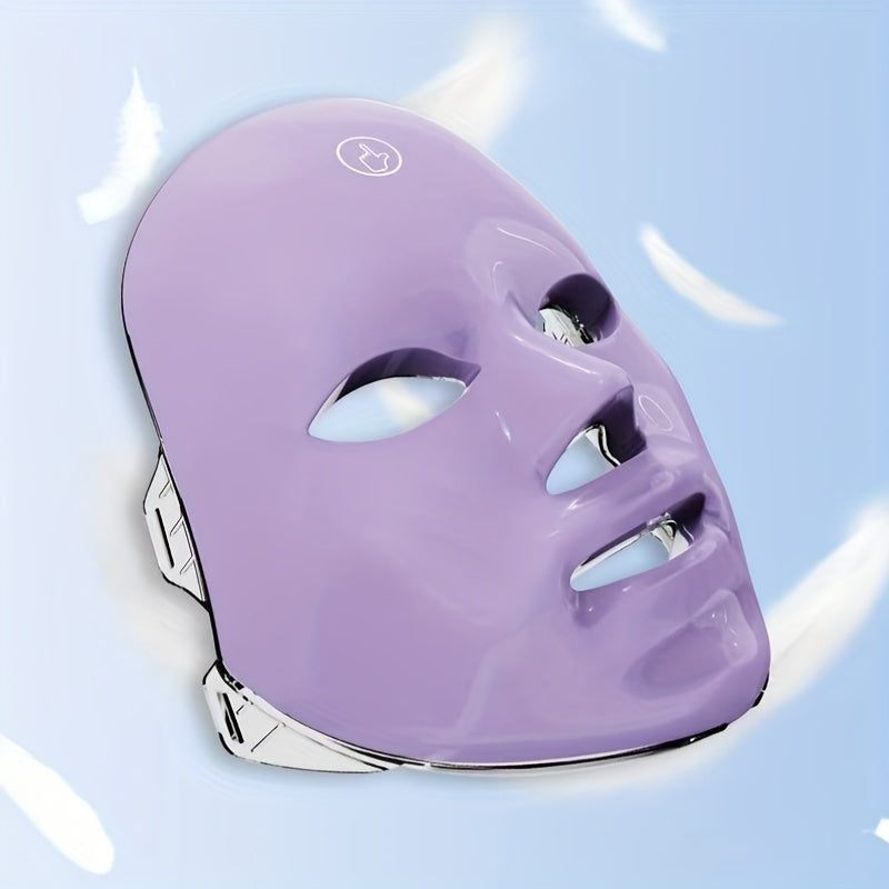 Máquina de mascarillas faciales de 7 colores con batería de litio recargable por USB para cuidado de la piel