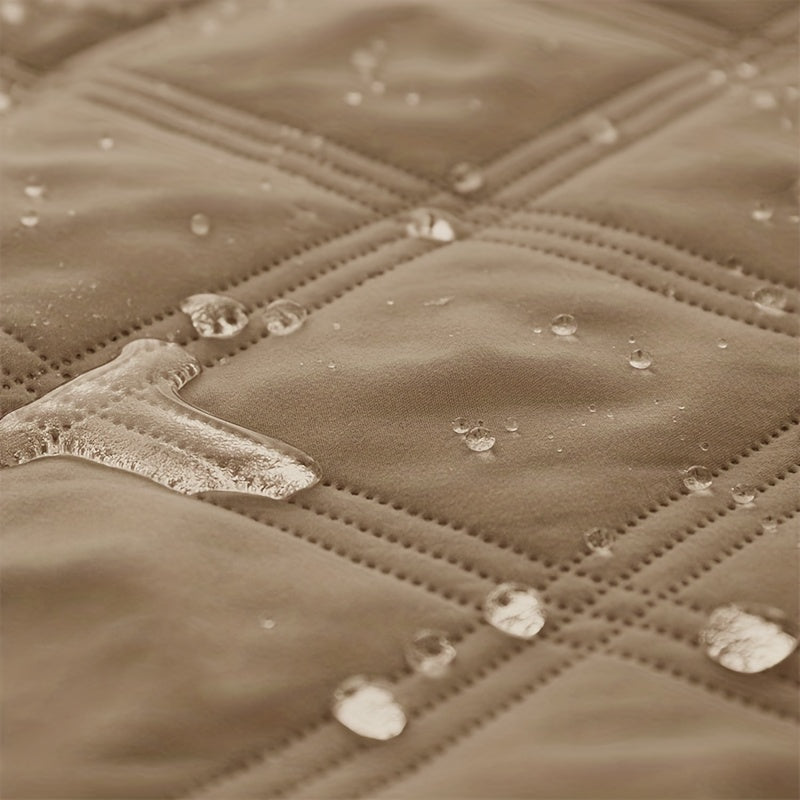 100% polyesterdan tayyorlangan suv o'tkazmaydigan uy hayvonlari divan qoplamasi, barcha mavsumlar uchun, ko'p ranglarda to'qimalangan dizayn bilan zamonaviy uslub. Mashinada yuvish mumkin, uy hayvonlari uchun mukammal.