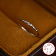 Women's Silver Ring 1.5g S925 Sterling Silver Simple and Versatile Jewelry