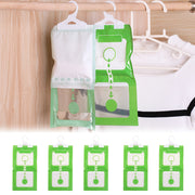 Сумки для поглощения влаги для шкафов - 1/3/5 упаковка, пакеты для осушения воздуха для домашнего гардероба, легко вешать с видимыми эффектами.