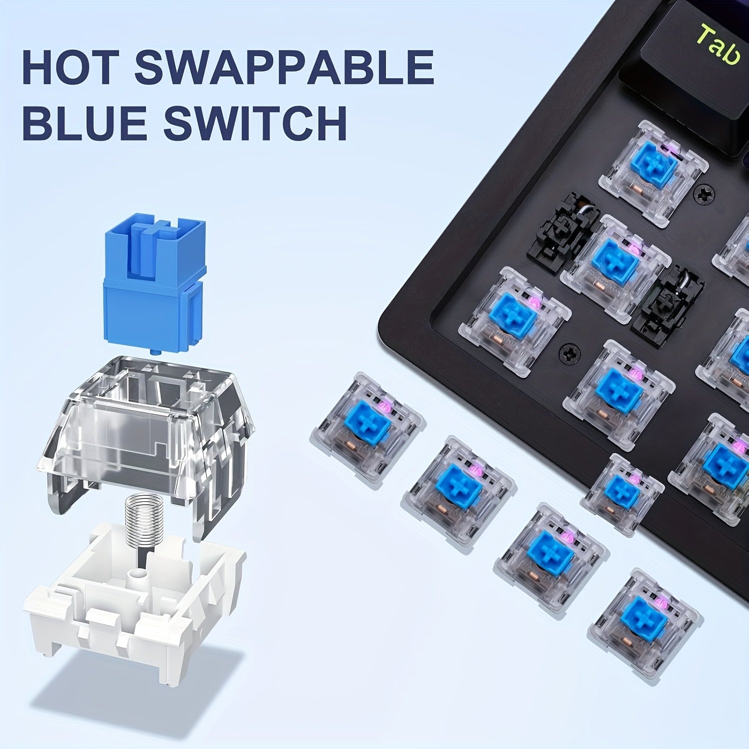 35 Straight Touch Mechanical Keyboard Switches 3 Pin 5 Pin Straight Axis