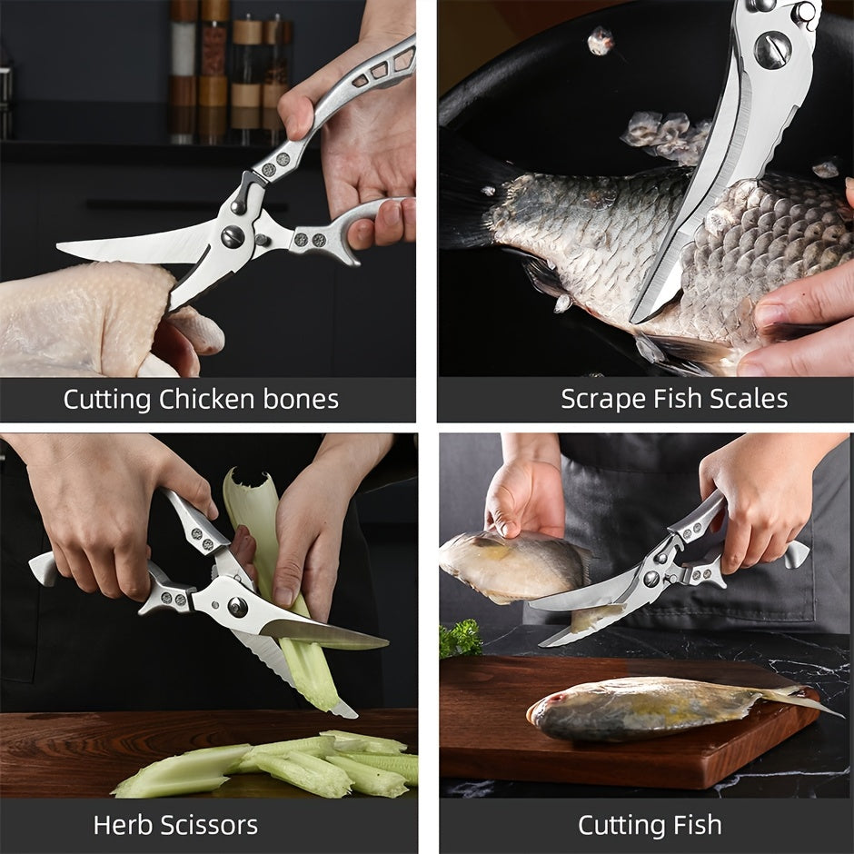 Multi-Functional Chicken Bone Scissors Heavy Duty Kitchen Tool