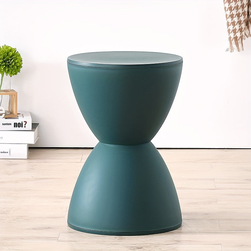 Modern Nordic Plastic Stool Side Table Corner Accent Shoe Bench