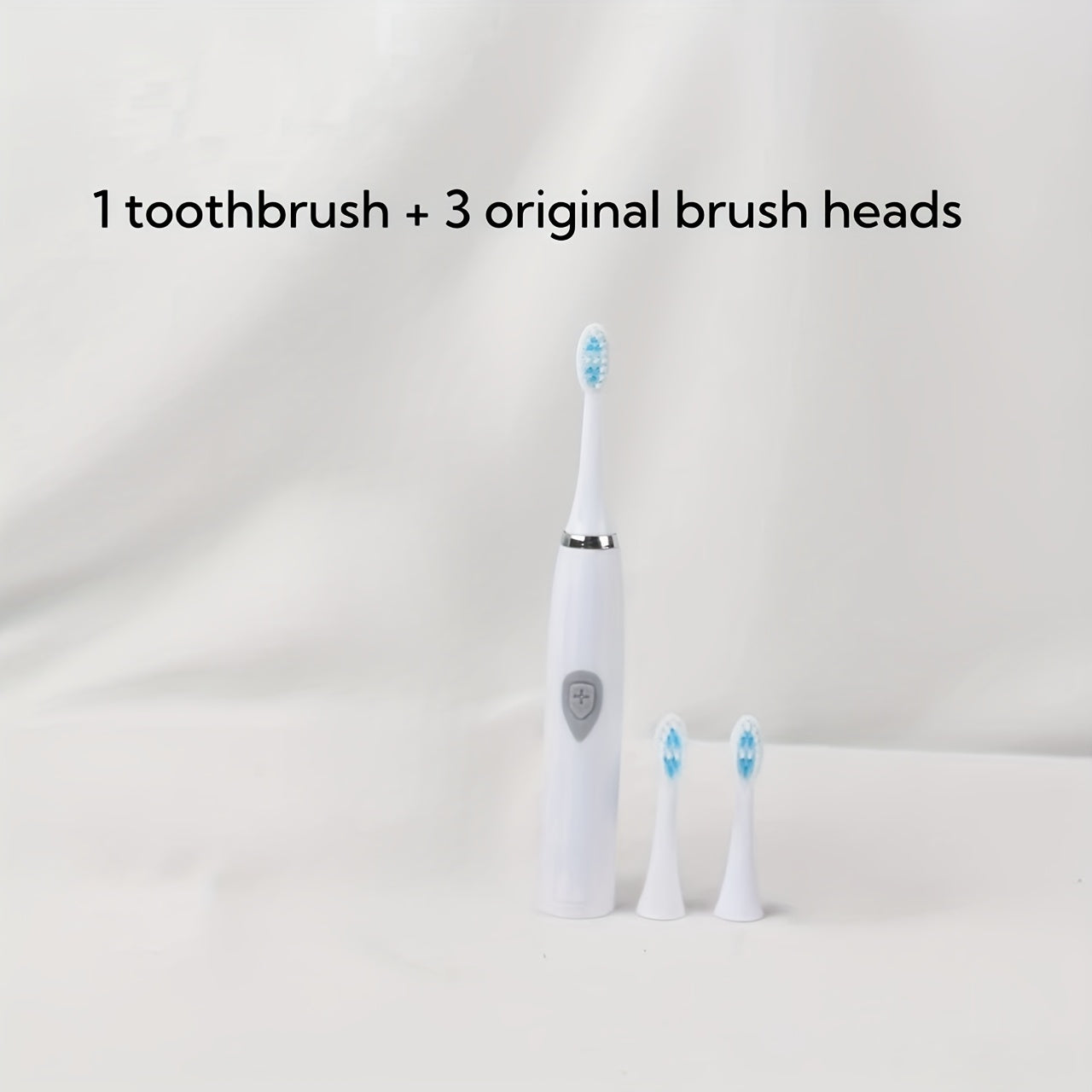 Electric Toothbrush for Sensitive Teeth with 3 Replacement Heads Deep Cleaning Whitening Gift for Adults