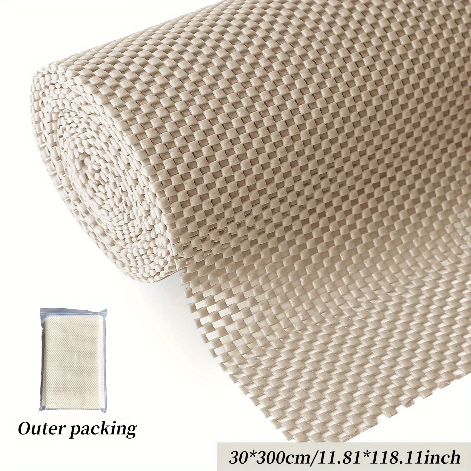 Non-Adhesive Shelf Liner for Cabinets Drawers and Closets, Easy to Install