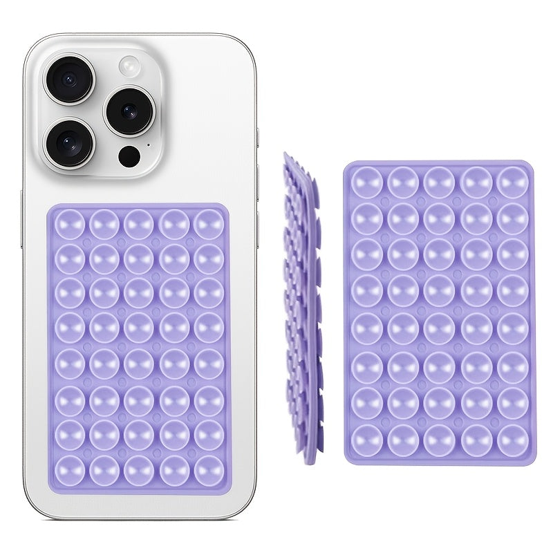 Soporte para teléfono con ventosa de silicona de doble cara para iPhone y Android