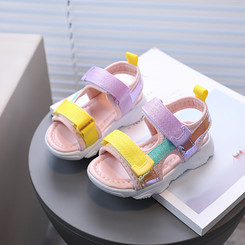 Girls' Open Toe Sandals Spring Summer Breathable Non Slip Casual Style