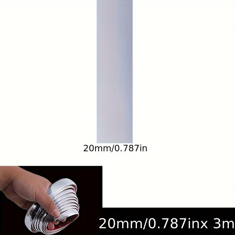 Car Exterior Chrome Plated Body Strip Bumper Door Trim 3m/118in Silver Protector