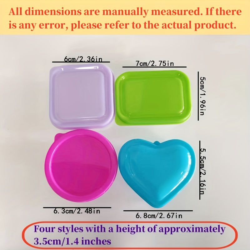 Set of 4 Mini Sauce Bottles for Condiments and Spices for Lunches and Picnics