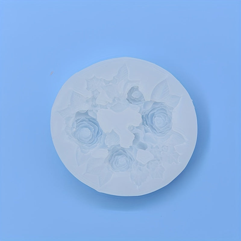 Silicone Mold for Rose Garland for Candies, Chocolates, Desserts, Soaps, Candles