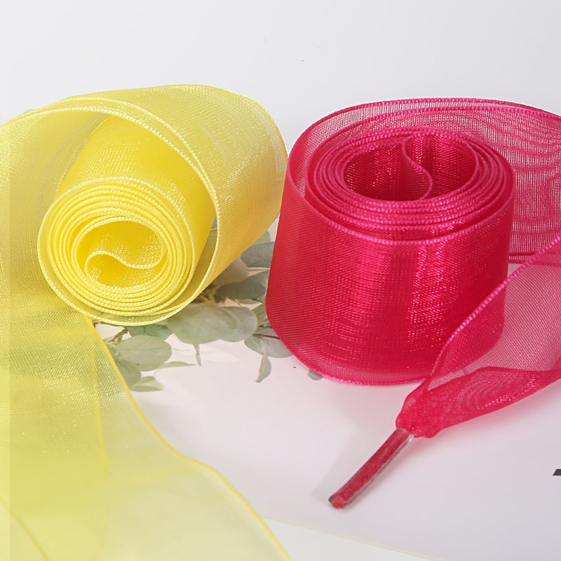 Unisex Flat Satin Silk Shoe Laces Candy Color Canvas Shoe Laces