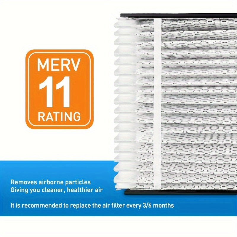 Replacement Air Filter for Whole House Air Purifiers MERV 11 20x25x4 Single Pack