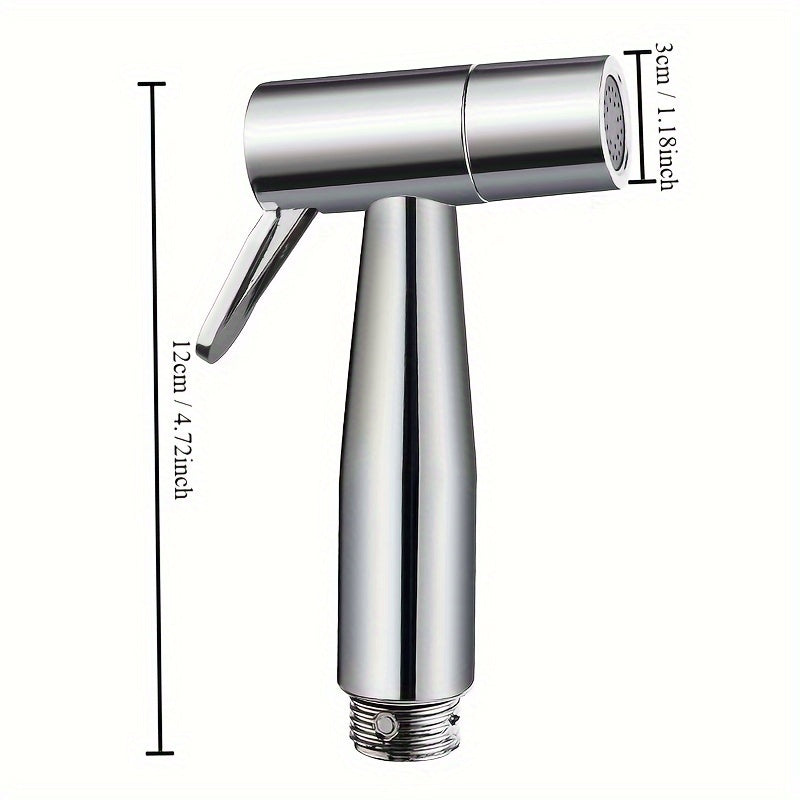 Bidet Sprayer Set with Pressure Spray Head Stainless Steel Hose Wall Mount Accessories