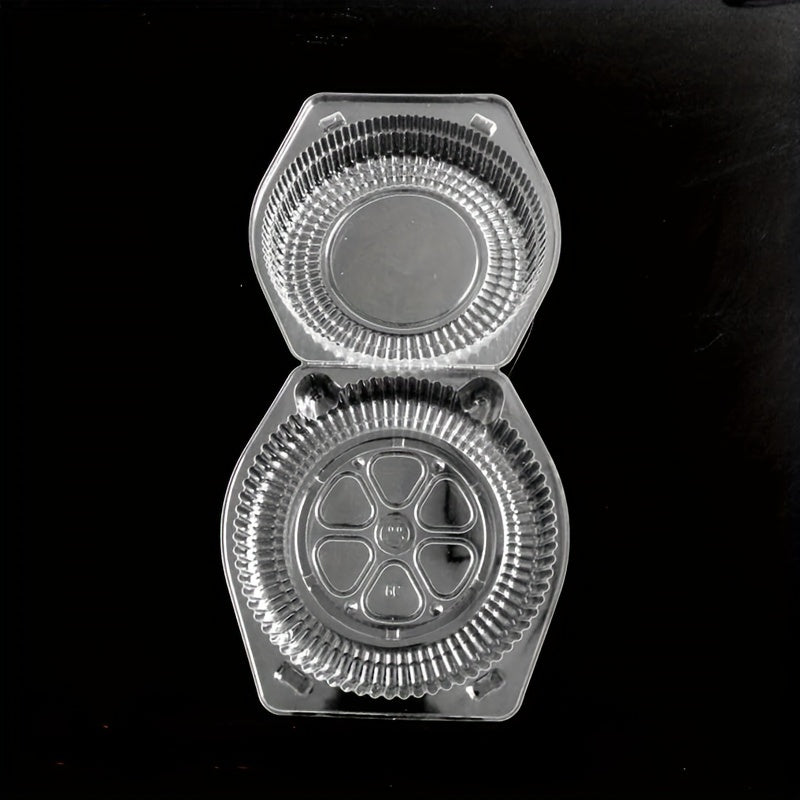 Набор из 10 пластиковых контейнеров для пирогов диаметром 20,32 см с запирающимися крышками для выпечки и выноса