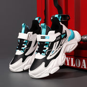 Boys All-Season Microfiber Leather Casual Sports Shoes with EVA Sole