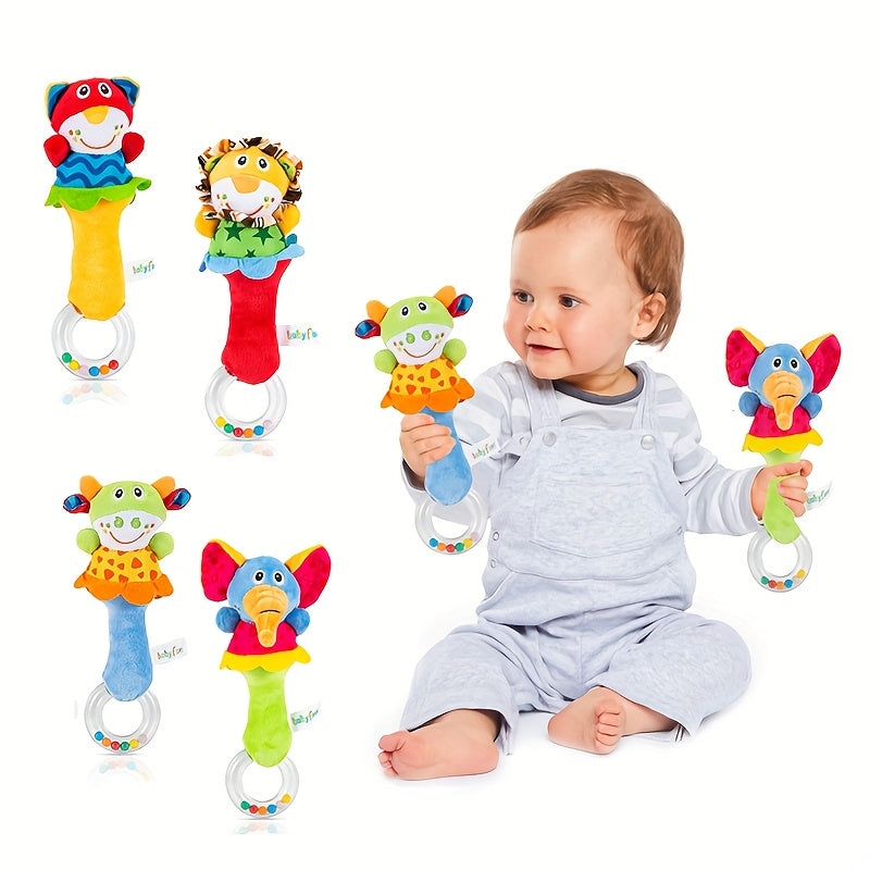 Baby Toy Handheld Shaking Bell Plush Toy for Infants and Toddlers