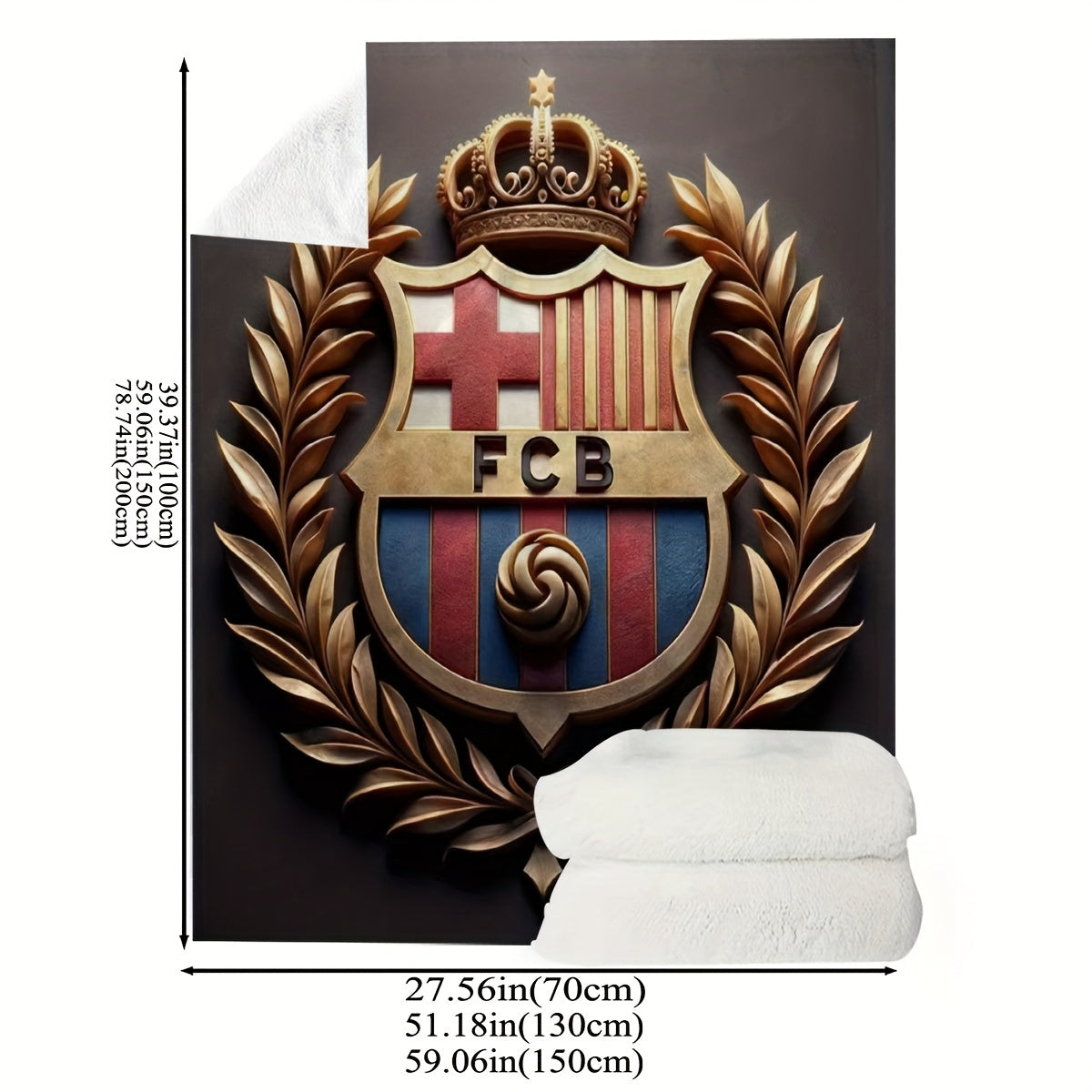 Manta de felpa estilo asiático, poliéster, ligera, para todas las estaciones, regalo para fanáticos del deporte