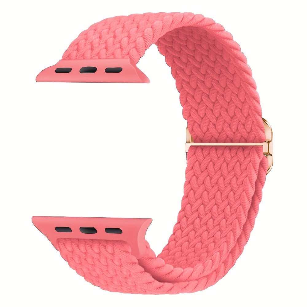 Silicone Braided Watch Band for iWatch Series 1-8 38mm-49mm Men Women