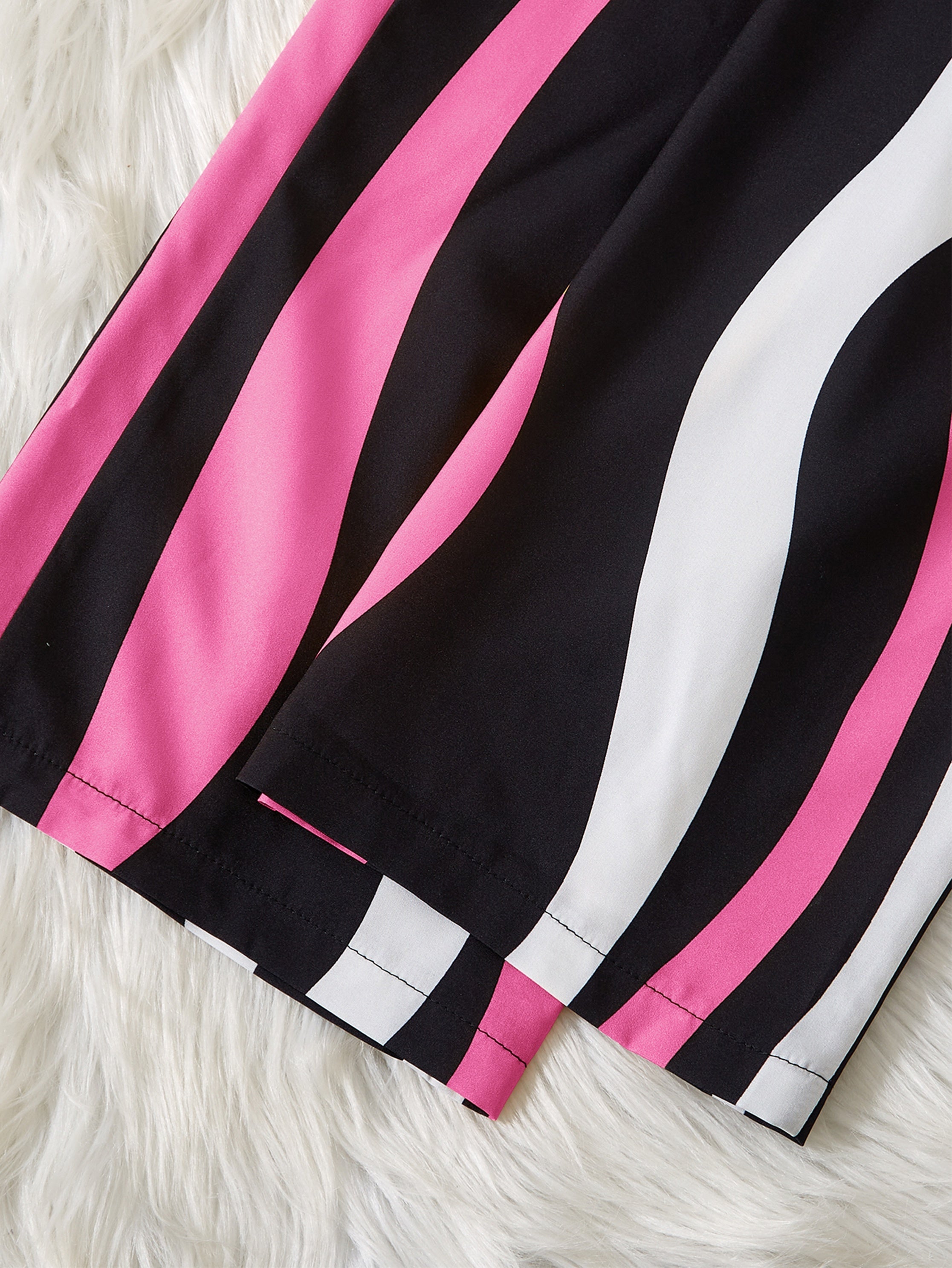 Набор одежды для девочек с пиджаком-блейзером с длинным рукавом, майкой и полосатым комбинезоном для осени и зимы