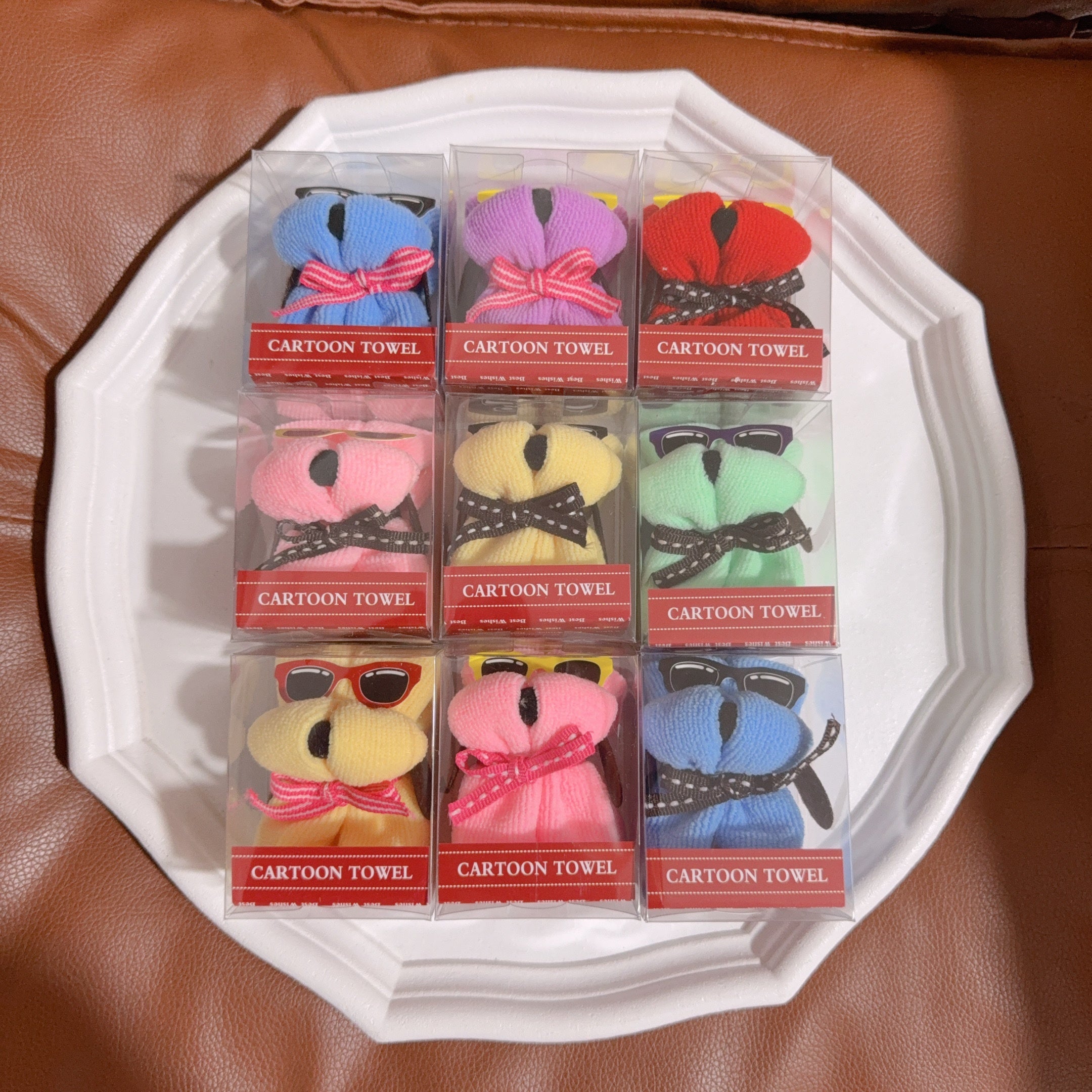 Cute Puppy Towels for Bridesmaids Birthday Holiday Celebration Gifts Packaged