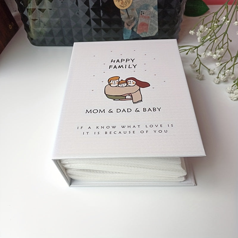 15.24 Cm Photo Album with 100 Sheets for Family and Student Photos Large Capacity Collection