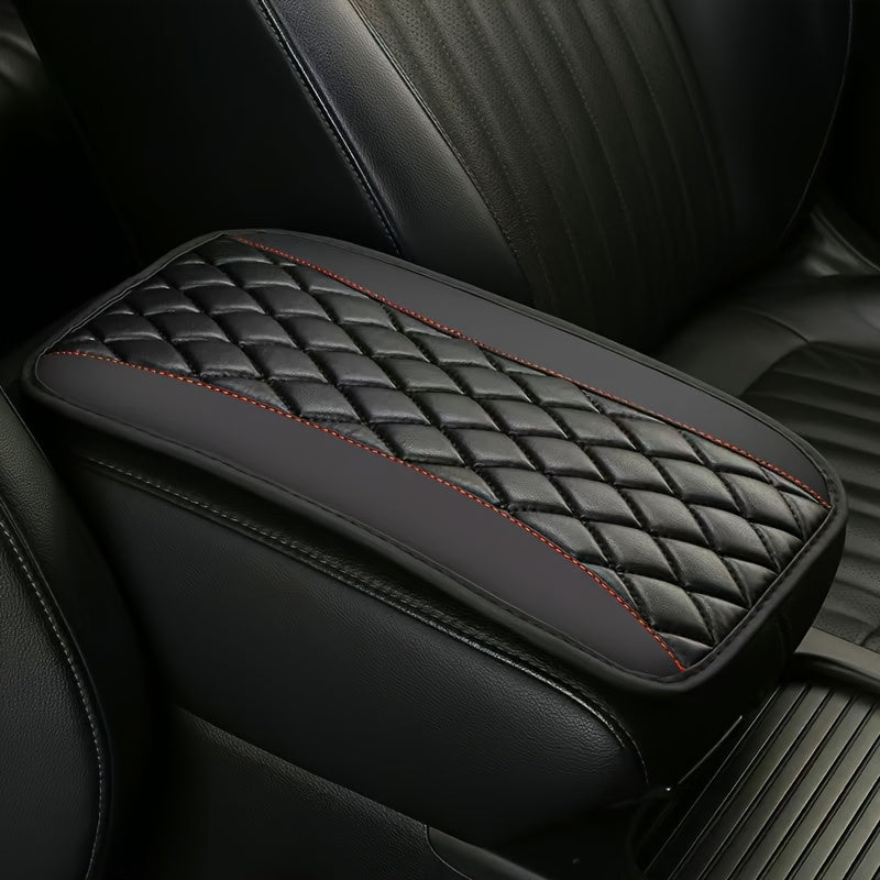 Car Interior Accessory Carbon Fiber Armrest Cover for Most Vehicles