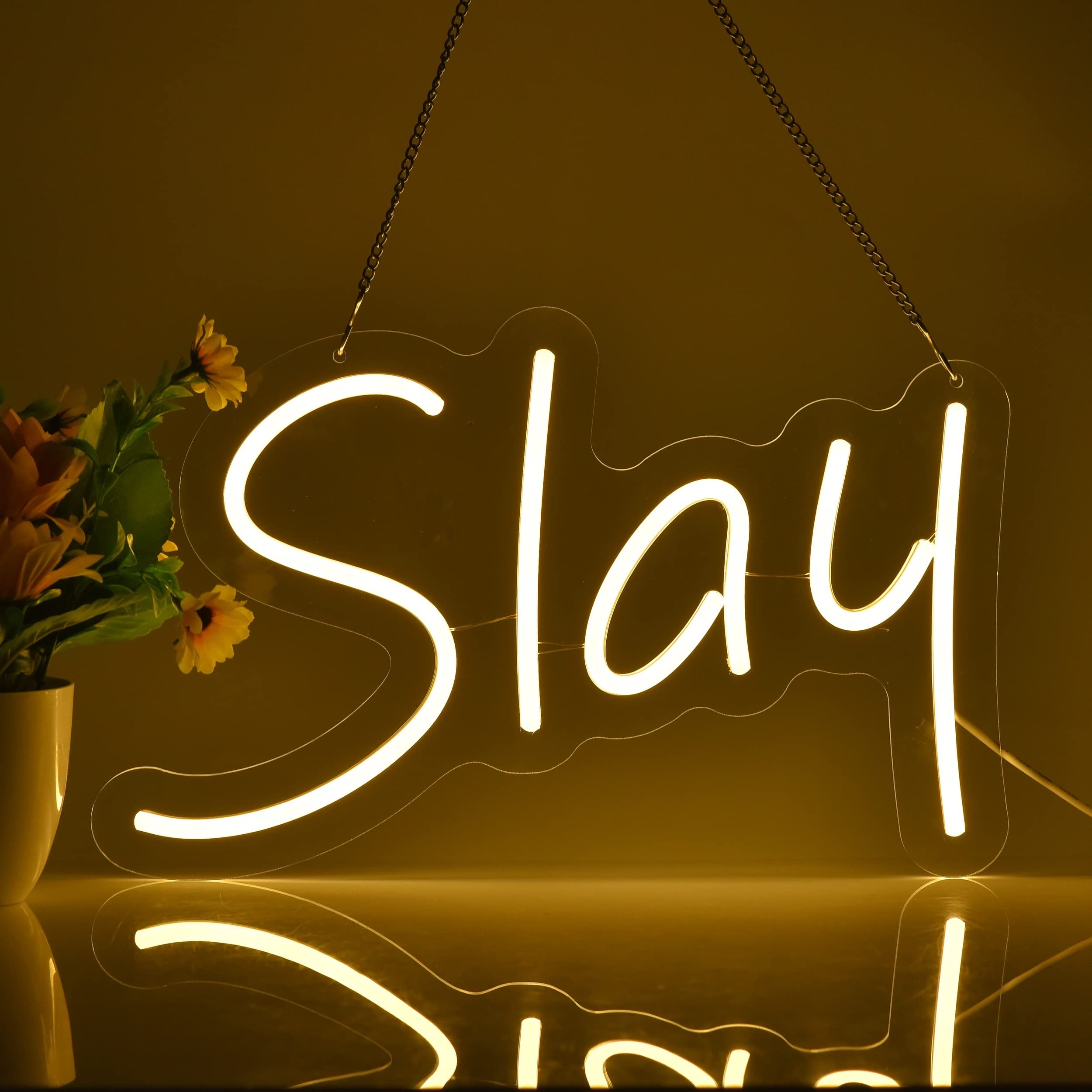 Neon Sign Light for Bedroom Wall Decor USB Powered LED Dorm Cute Bratz Aesthetic