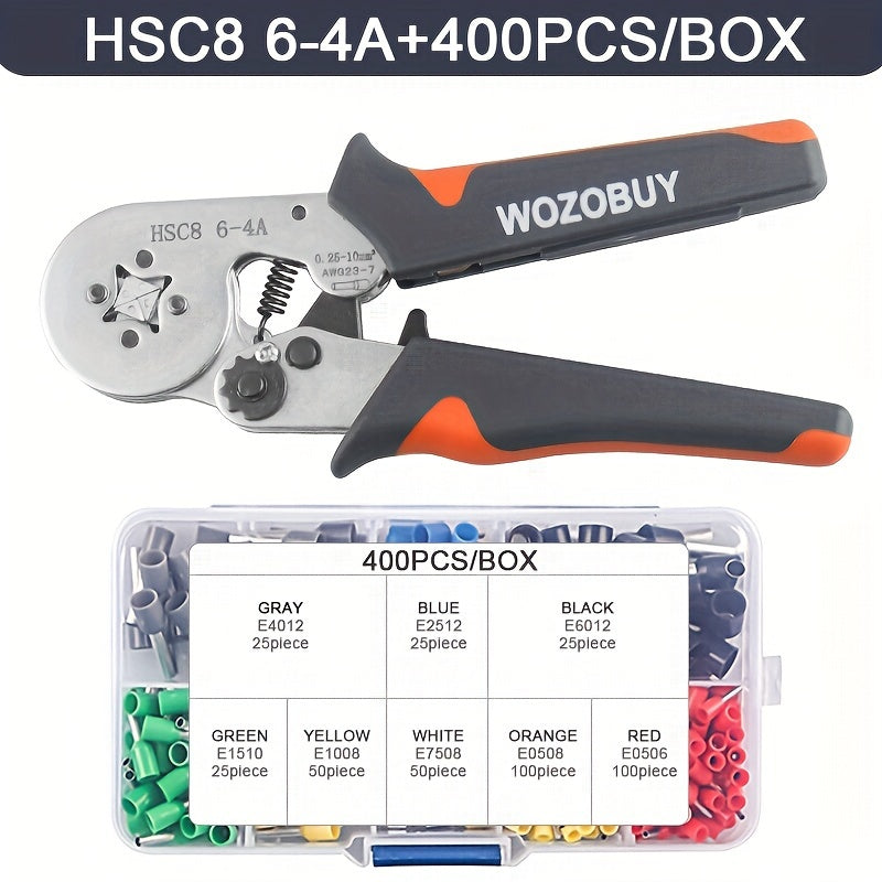 Crimping Tool for Ferrule Sleeves with Carbon Steel Handles