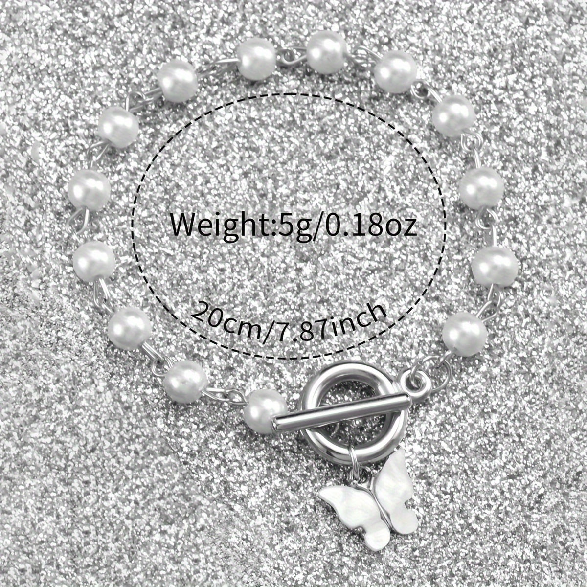 Women's Fashion Watch Set with Skeleton Dial and Leather Bracelet