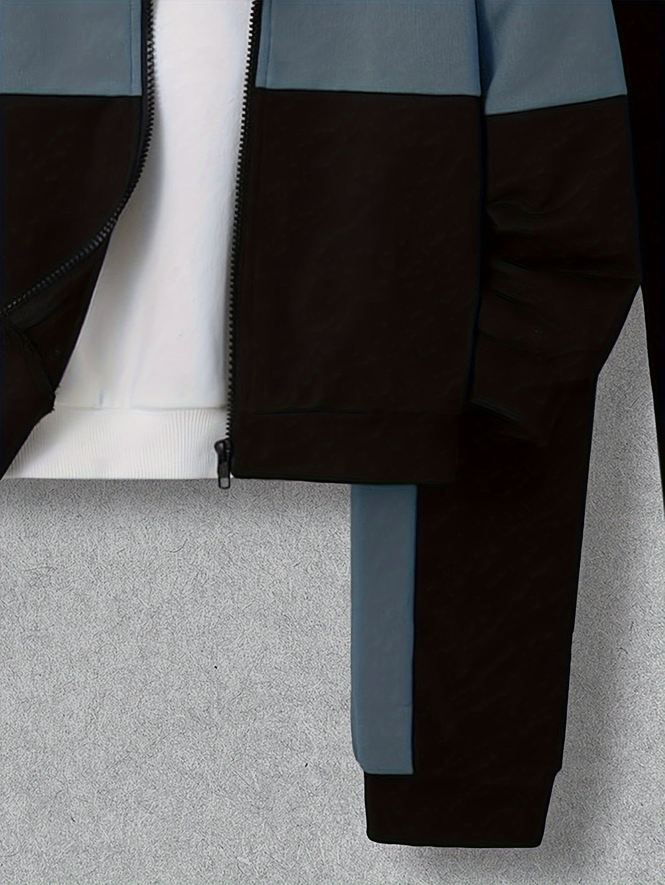 Boys Kids Co-Ord Set with Letter Print Hoodie and Jogger Pants for Spring Fall