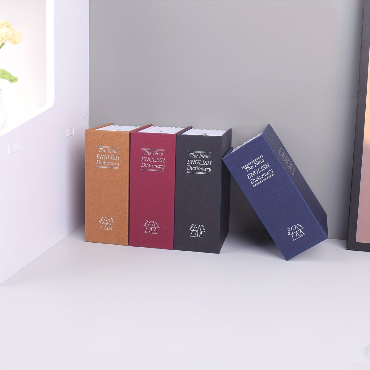 Kalitli kitob xavfsizligi, tangalar uchun joy - uyda pul saqlash konteyneri, noyob sovg'a.