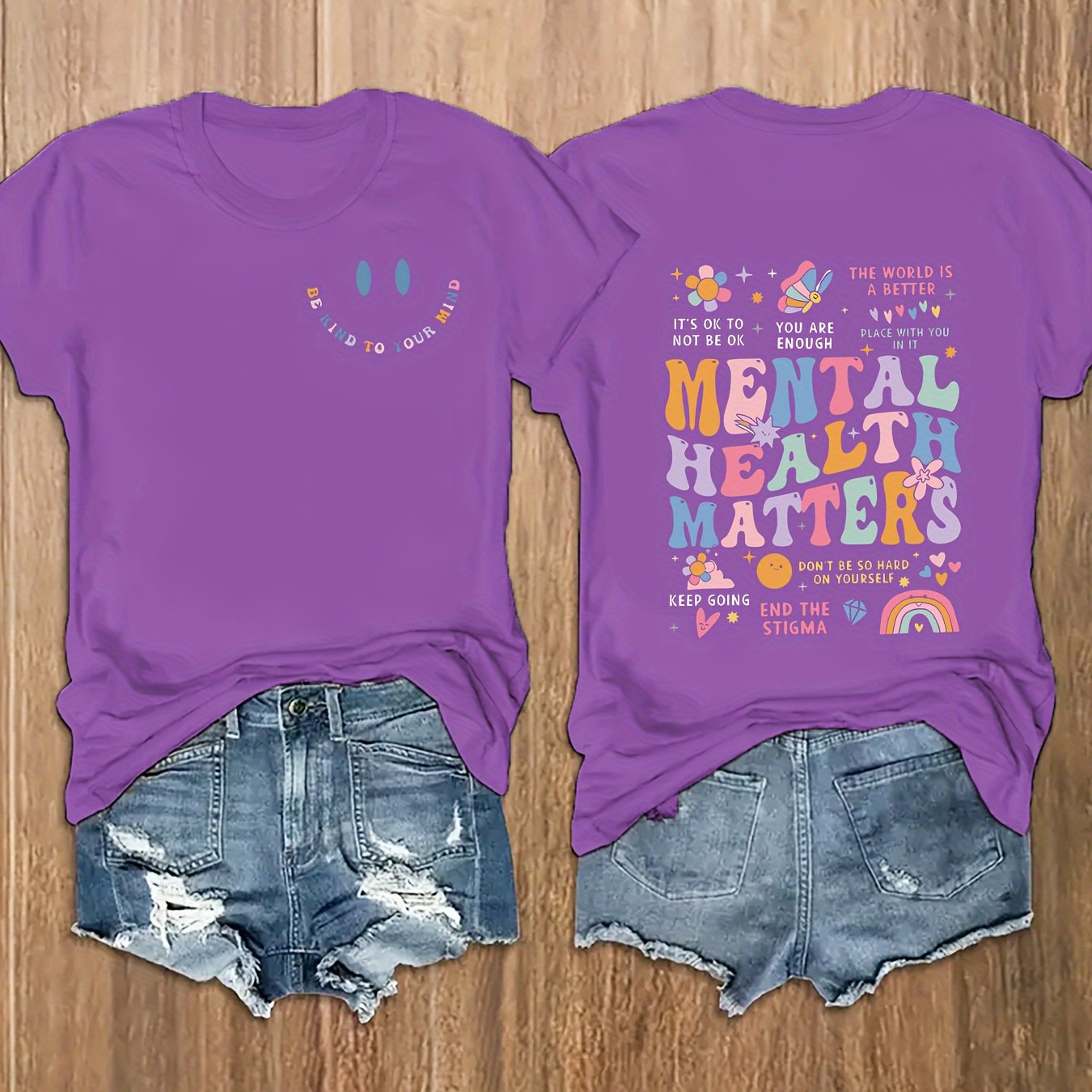 Plus Size Women's Graphic T-Shirt Bright Pink Short Sleeve Casual Top