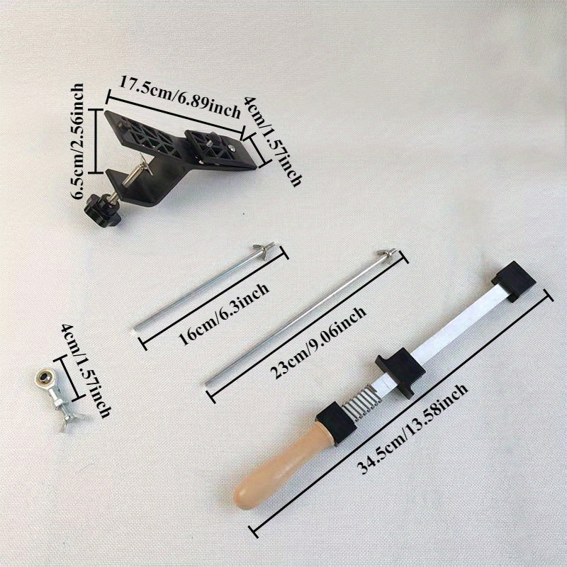 Kitchen Sharpener with Fixed or Adjustable Angles for Fast, Easy Sharpening