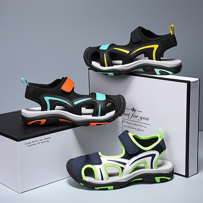 Детские летние водные сандалии для мальчиков и девочек, повседневные уличные спортивные