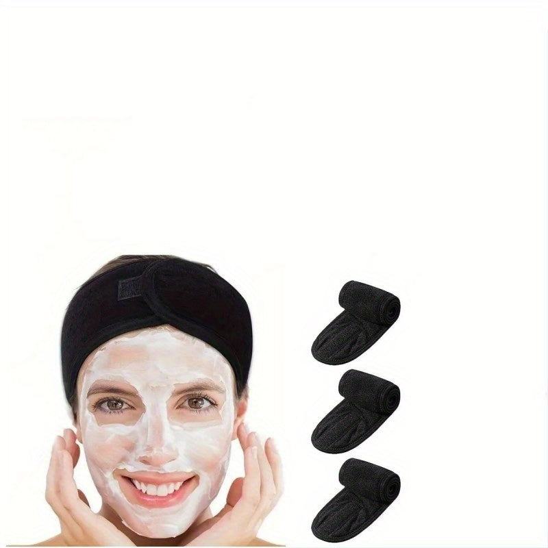 Women's Terrycloth Hair Tie for Washing Face and Makeup Removal