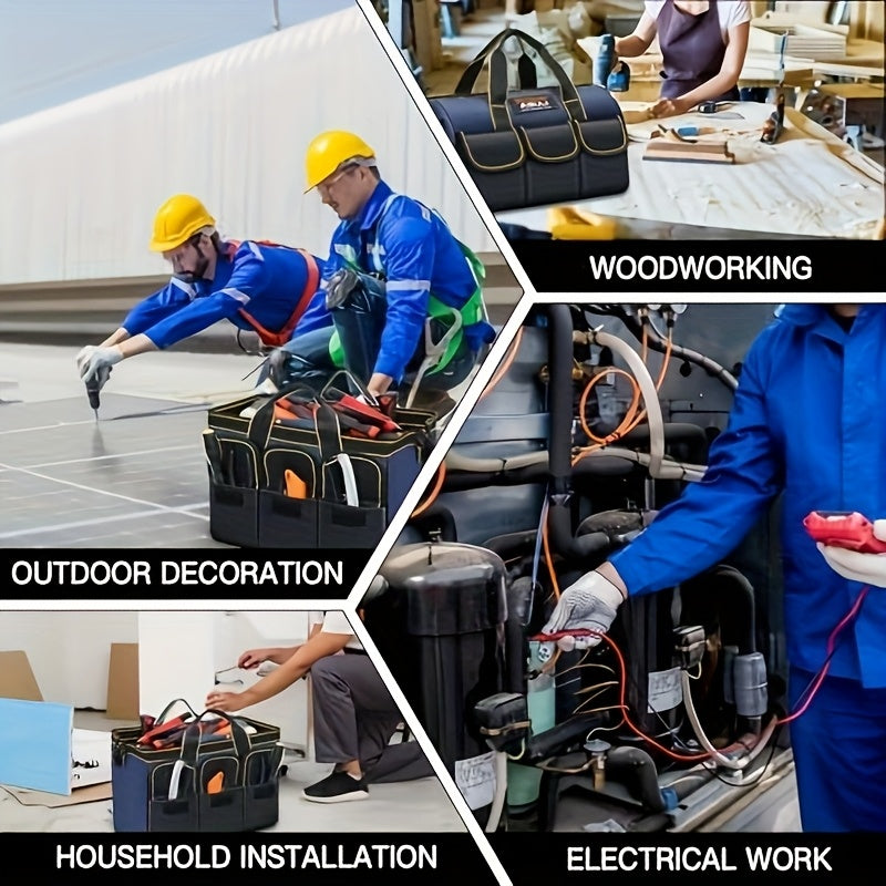 Large Capacity Wear-Resistant Oxford Cloth Tool Storage Bag for Electricians