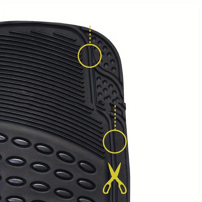 All-Weather Car Floor Mats PVC Non-slip Easy to Clean Universal Sedan SUV