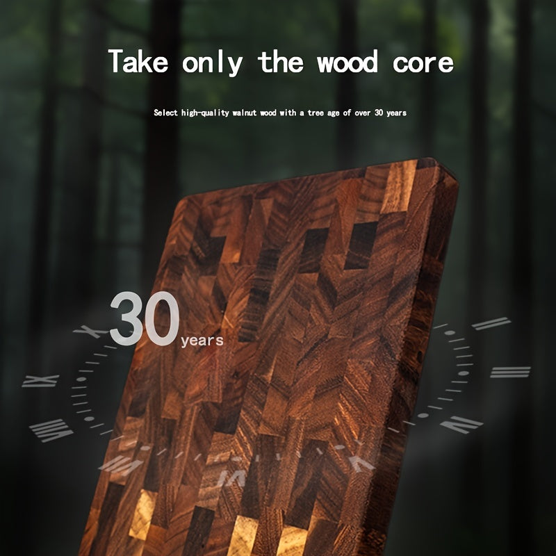 Black Walnut Wood Cutting Board Rectangular for Fruits Vegetables Holiday Use