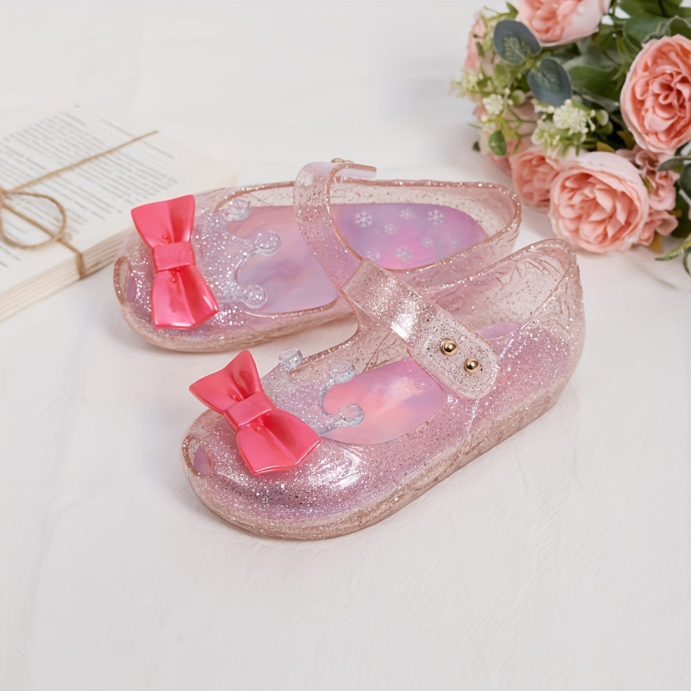 Girls' Bowknot Sandals Breathable Non-Slip Summer Casual Beach Shoes