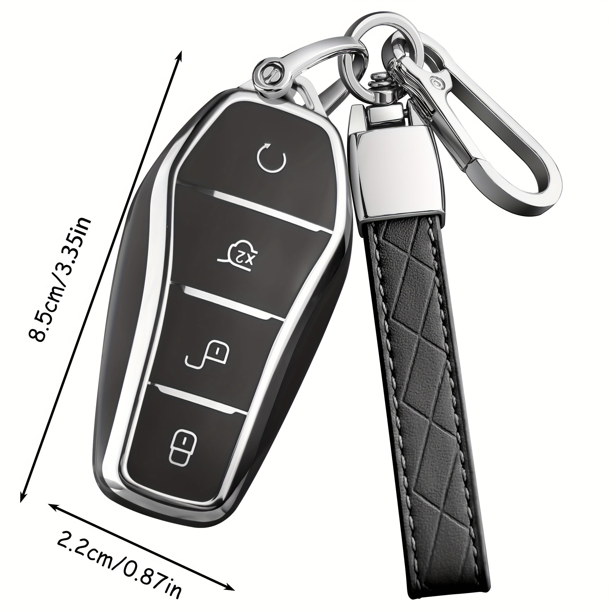 Car Key Cover TPU for EV Remote Key Ring Holders 2018-2022