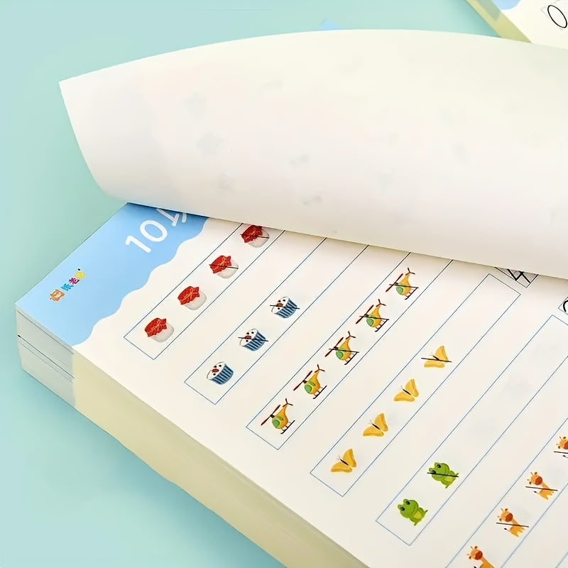 Early Childhood Education Activity Books for Ages 3+ with Number Recognition and Math Practice